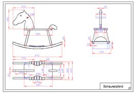 Schaukelpferd Cad Schaukelpferd Cad
