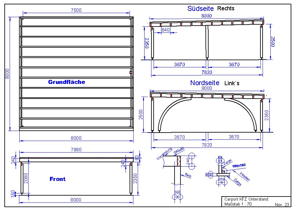 Doppel-Carport-Cad Doppel-Carport-Cad