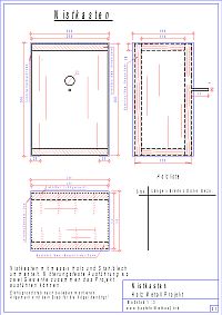 Nistkasten mit Stahlblech Cad Nistkasten mit Stahlblech Cad